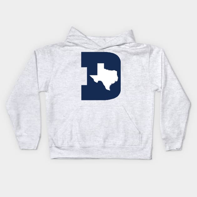 Dallas cowboys old logo Kids Hoodie by Nayo Draws